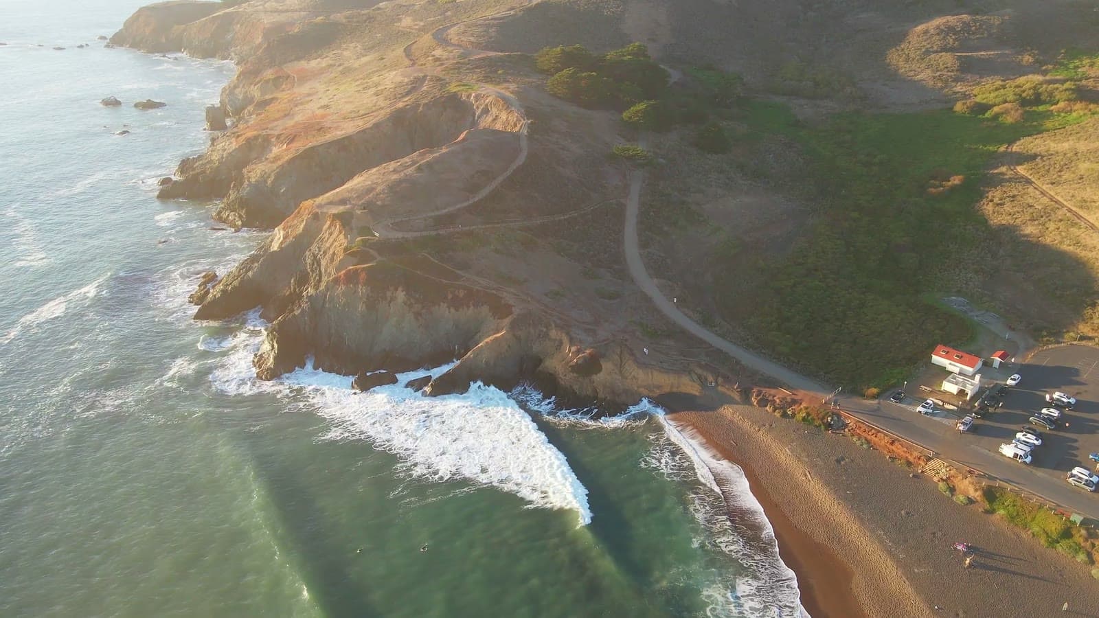 Oregon coast, Drone video